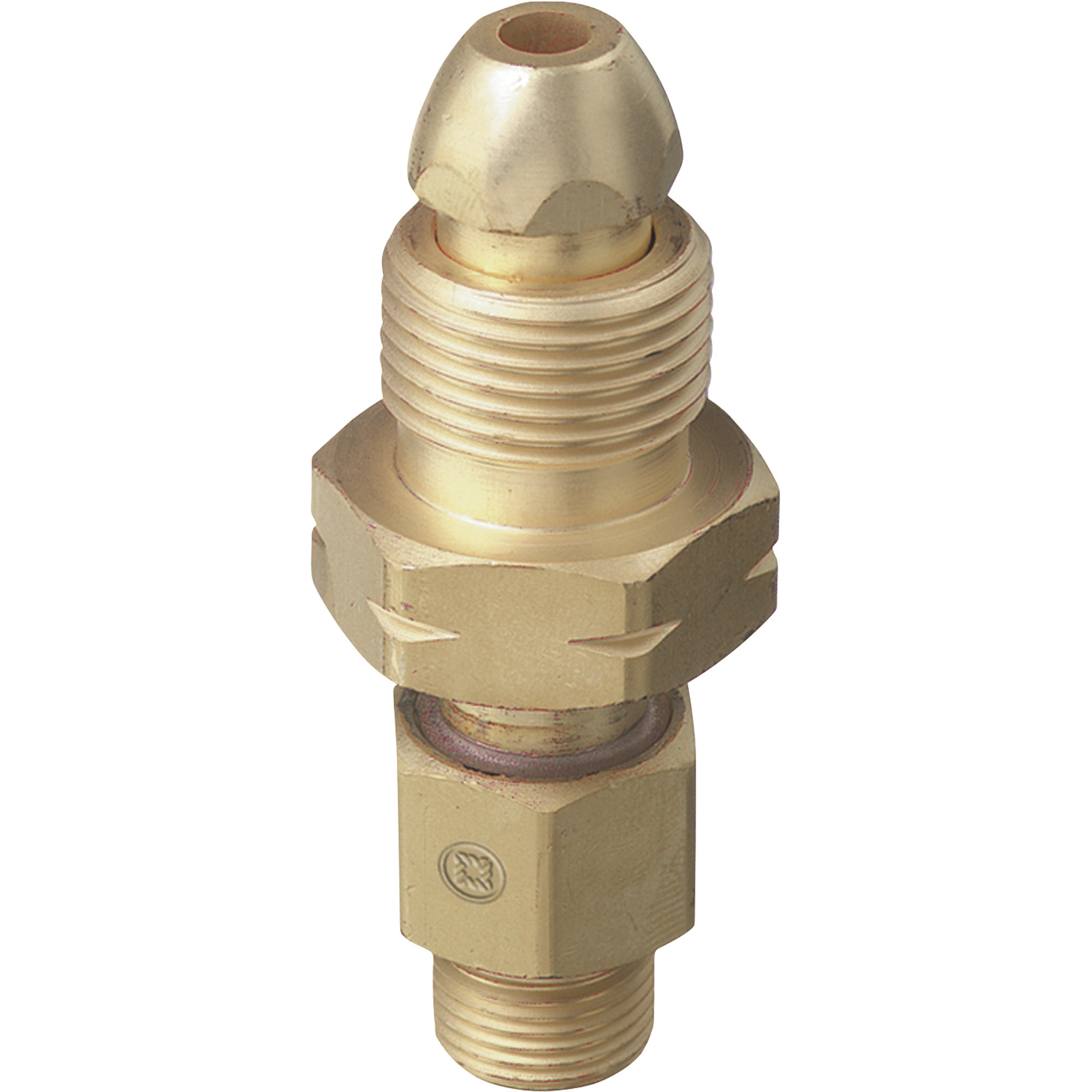 Thoroughbred Acetylene Cylinder to Regulator Adapter, Size #3 and #4, CGA-510 Valve to CGA-200 Regulator, Model# TBH 320